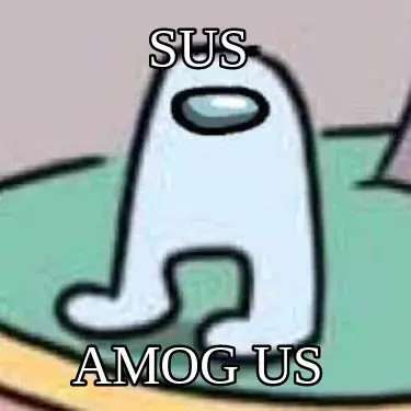 SUS AMOG uS meme