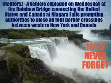 Funny (Reuters) - A vehicle exploded on Wednesday at the Rainbow Bridge connecting the