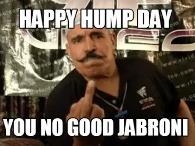 Funny Happy Hump Day You no good Jabroni