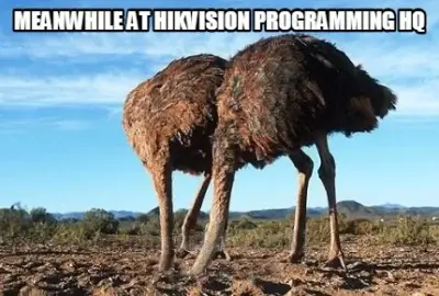 Funny Meanwhile at hikvision programming hq