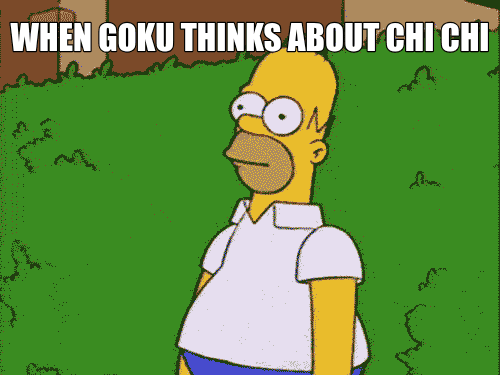 WHEN GOKU THINKS ABOUT CHI CHI