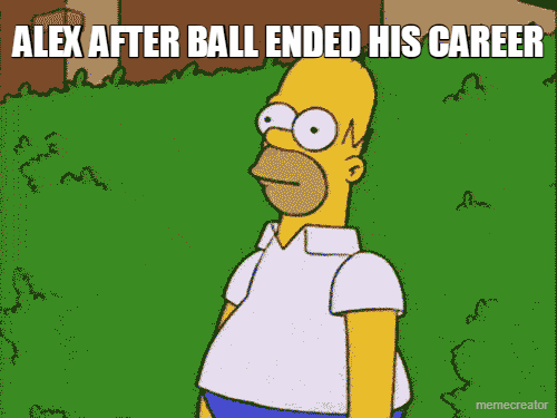 ALEX AFTER BALL ENDED HIS CAREER