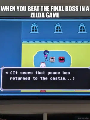 Deltarune Castle meme