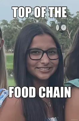 TOP OF THE - FOOD CHAIN meme