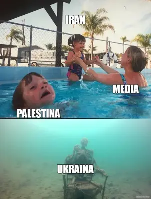 IRAN - UKRAINA - PALESTINA - MEDIA meme