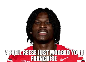 ARVELL REESE JUST MOGGED YOUR FRANCHISE meme