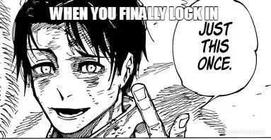 just this once meme