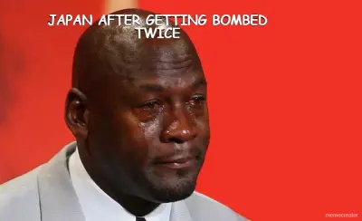 JAPAN AFTER GETTING BOMBED TWICE meme