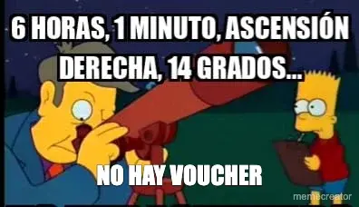 NO HAY VOUCHER meme