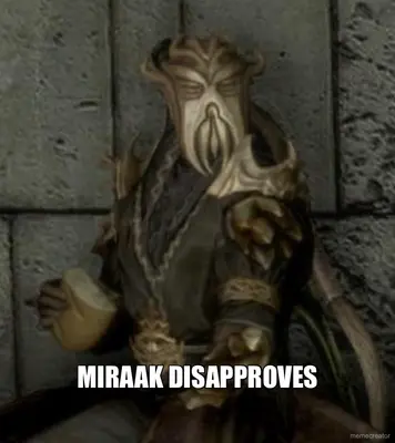 MIRAAK DISAPPROVES meme