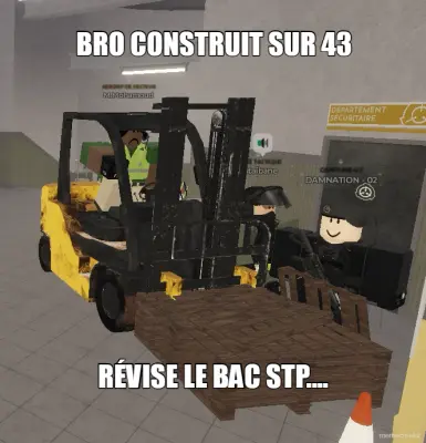 BRO CONSTRUIT SUR 43 - RÉVISE LE BAC STP.... meme