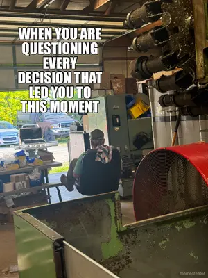 WHEN YOU ARE QUESTIONING EVERY
DECISION THAT LED YOU TO THIS MOMENT meme