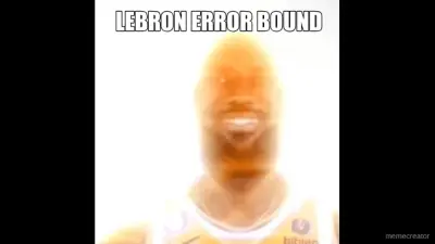 LEBRON ERROR BOUND