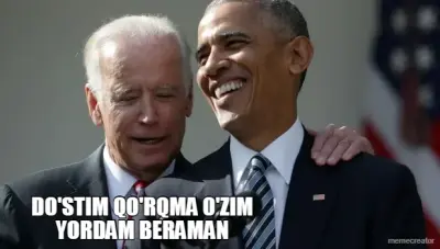 DO'STIM QO'RQMA O'ZIM YORDAM BERAMAN meme