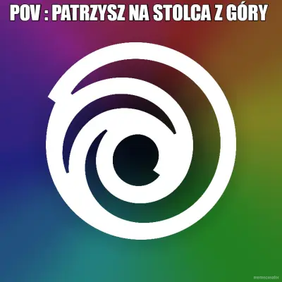 POV : PATRZYSZ NA STOLCA Z GÓRY meme