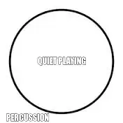 QUIET PLAYING — PERCUSSION meme