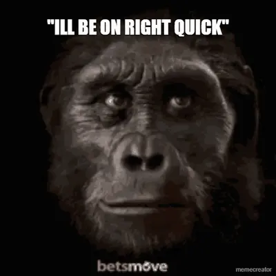"ILL BE ON RIGHT QUICK" meme