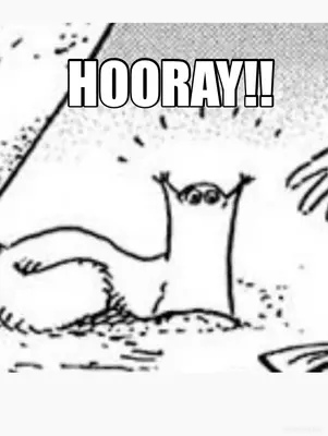 HOORAY!! meme