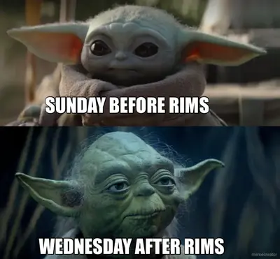 SUNDAY BEFORE RIMS  - WEDNESDAY AFTER RIMS
