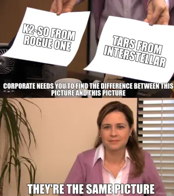 CORPORATE NEEDS YOU TO FIND THE DIFFERENCE BETWEEN THIS PICTURE AND THIS PICTURE - THEY'RE THE SAME meme