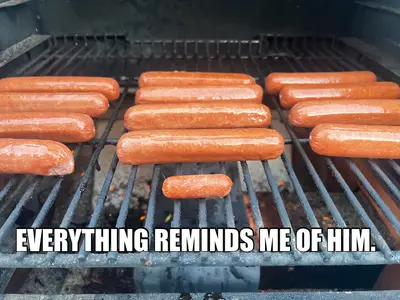 EVERYTHING REMINDS ME OF HIM. meme