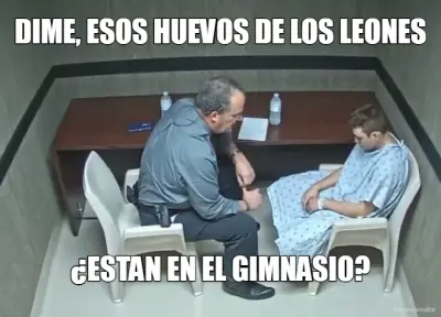 DIME, ESOS HUEVOS DE LOS LEONES - ¿ESTAN EN EL GIMNASIO? meme