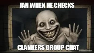 jan when he looks in the gc meme