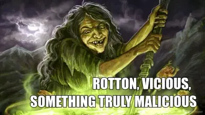 ROTTON, VICIOUS, - SOMETHING TRULY MALICIOUS meme