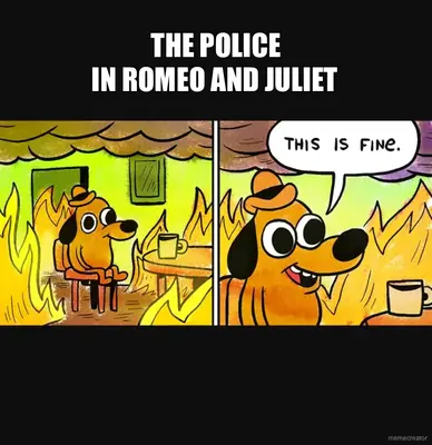 THE POLICE - IN ROMEO AND JULIET meme