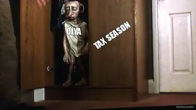 OLYA - TAX SEASON meme