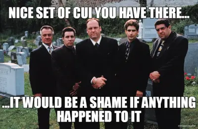 NICE SET OF CUI YOU HAVE THERE... - ...IT WOULD BE A SHAME IF ANYTHING HAPPENED TO IT meme