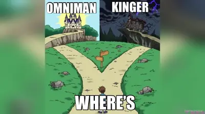KINGER - WHERE’S - OMNIMAN meme