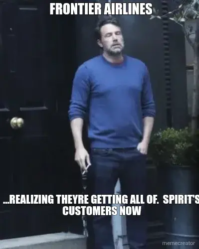 Frontier airlines meme