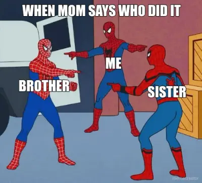Three Spidies meme