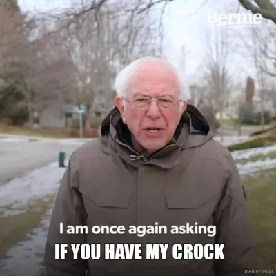 IF YOU HAVE MY CROCK meme