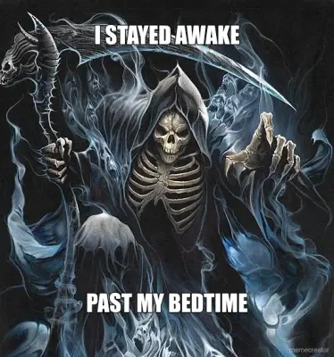 Spooky scary skeleton meme