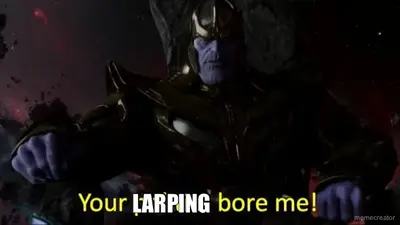 LARPING meme