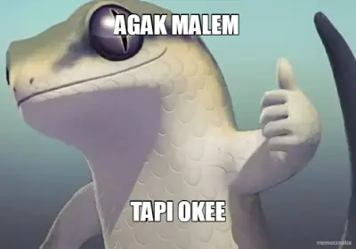 AGAK MALEM - TAPI OKEE meme