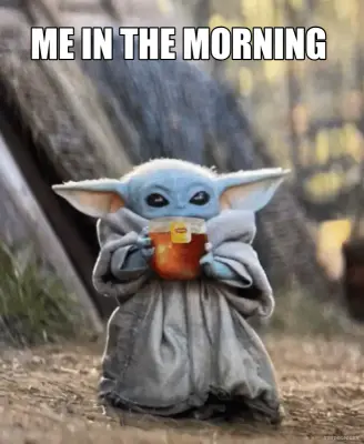 ME IN THE MORNING meme