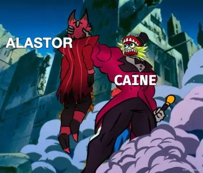 CAINE - ALASTOR meme