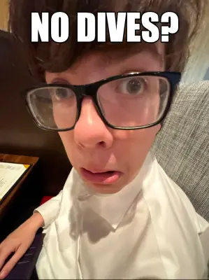 NO DIVES? meme