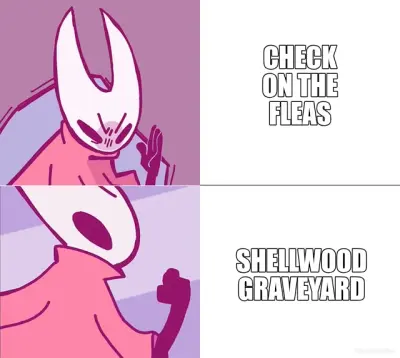 CHECK ON THE FLEAS - SHELLWOOD GRAVEYARD meme