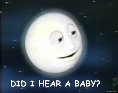 DID I HEAR A BABY? meme