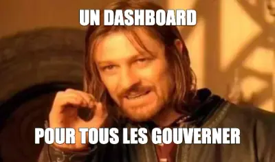 UN DASHBOARD — POUR TOUS LES GOUVERNER meme