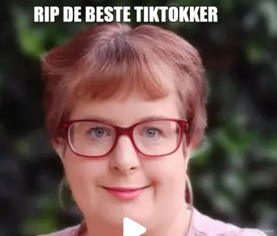 - RIP DE BESTE TIKTOKKER meme