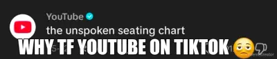 Why tf youtube on tiktok meme