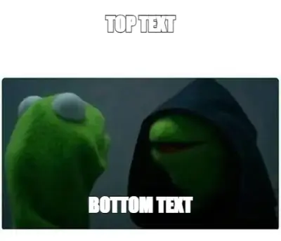 Evil Kermit meme meme