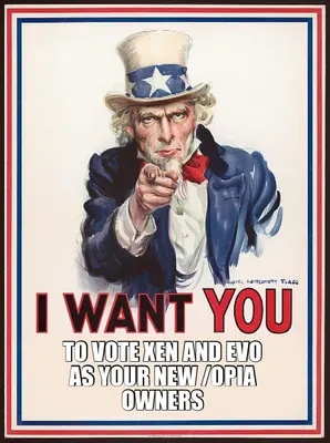 TO VOTE XEN AND EVO AS YOUR NEW /OPIA OWNERS meme