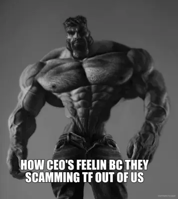 HOW CEO'S FEELIN BC THEY SCAMMING TF OUT OF US meme