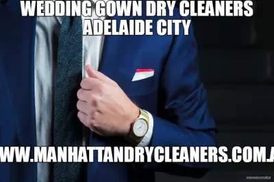 Wedding gown dry cleaners Adelaide City meme